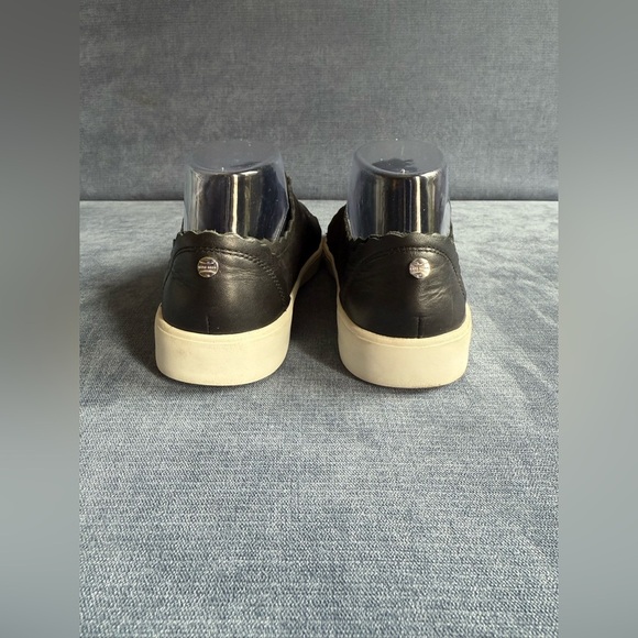 Cole Haan GrandPro Spectator Scalloped Slip On Sneaker Womens SZ 6.5 Black Suede - Picture 5 of 9